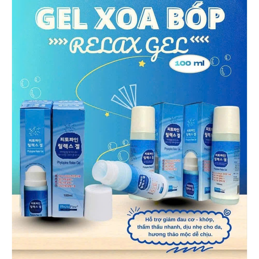Dầu Lăn Tinh Dầu Thông Đỏ Hàn Quốc Phytopine Relax Gel Hộp 100ml