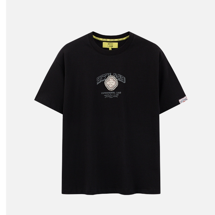 Áo Thun BOO Unisex Thêu Patch Hoa BOOLAAB Chất Liệu Cotton USA Họa Tiết Cao Cấp