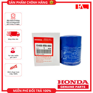 { Hàng Chính Hãng } Lọc dầu nhớt Honda Civic, City, CR-V, Brio, Jazz _ Mã sản phẩm: 15400-RTA-003