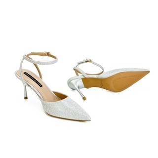 Giày SlingBack Cao Gót 9P Kim Tuyến HADU M7157 Sang Trọng Đẳng Cấp Đế TPR Chống Trượt BH 12T