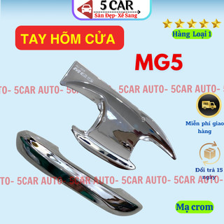 Ốp tay nắm cửa, hõm cửa xe MG5 Mạ crom sáng bóng- Hàng cao cấp