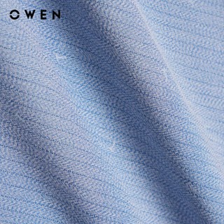 Owen - Áo sơ mi dài tay Regular Fit AR255016DT màu Xanh đậm chất liệu Bamboo poly