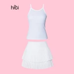 Đồ tập Pickleball nữ Hibi Sports gồm áo TS006 & chân váy SK003, kèm mút đệm — ảnh 4