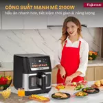 Nồi chiên không dầu Nhập Khẩu Fujihome A9DH 9 Lít -  Có 8 chế độ cài đặt sẵn, Công nghệ gia nhiệt kép — ảnh 5