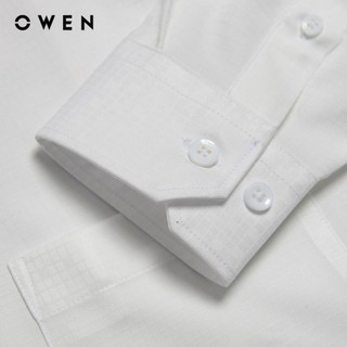 Owen - Áo sơ mi dài tay Regular Fit AR255035DT màu Trắng chất liệu Nano