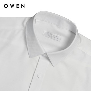Owen - Áo sơ mi dài tay Regular Fit AR255035DT màu Trắng chất liệu Nano