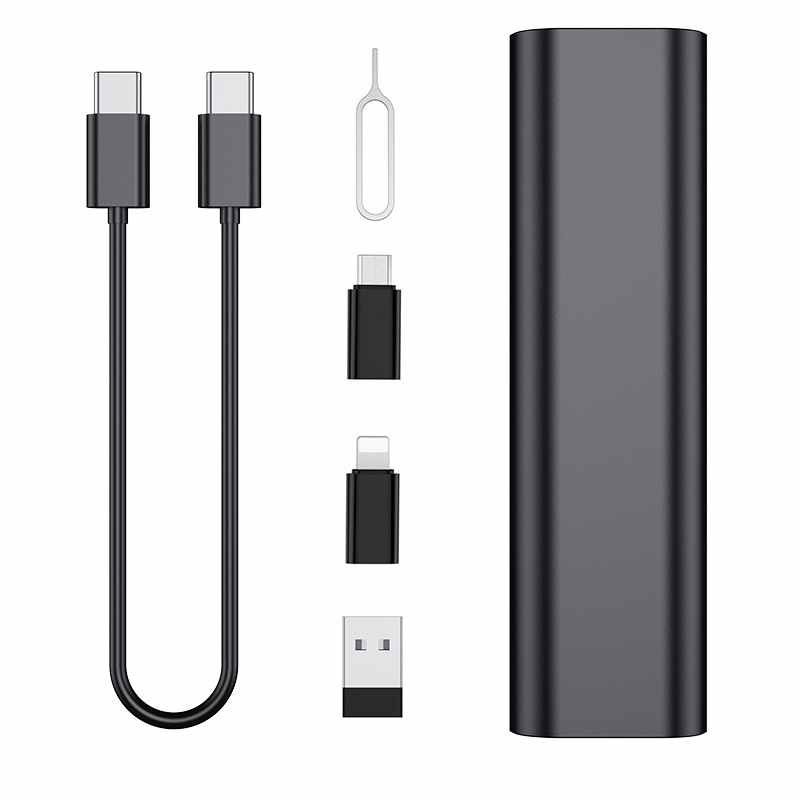 Bộ Cáp Sạc Nhanh Chuyển Đổi Cổng USB Type C Micro Truyền Dữ Liệu, Sạc 60W Đa Năng Nhỏ gọn