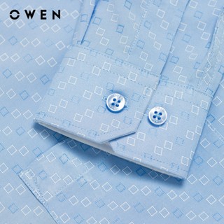 Owen - Áo sơ mi dài tay Regular Fit AR255036DT màu Xanh dương chất liệu Nano