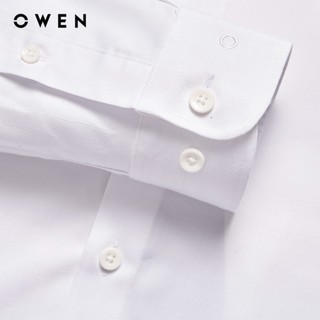 Owen - Áo sơ mi dài tay Slim Fit AS255094D màu Trắng chất liệu Spandex