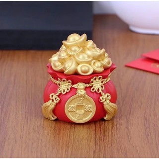Hũ đựng gạo muối nước thần tài, Hũ Đựng Vàng Tài Lộc, TÚI THẦN TÀI chum chiêu tài tộc may mắn trang trí ban thờ thần tài