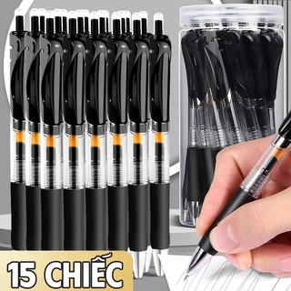 Bút gel cao cấp ngòi 0.5mm viết mượt - Bút bi mực đen dung lượng lớn phù hợp cho nhu cầu học tập hằng ngày