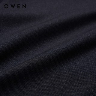 Owen - Áo sơ mi dài tay Regular Fit AR258028DT màu Xanh tím than chất liệu Lanatex