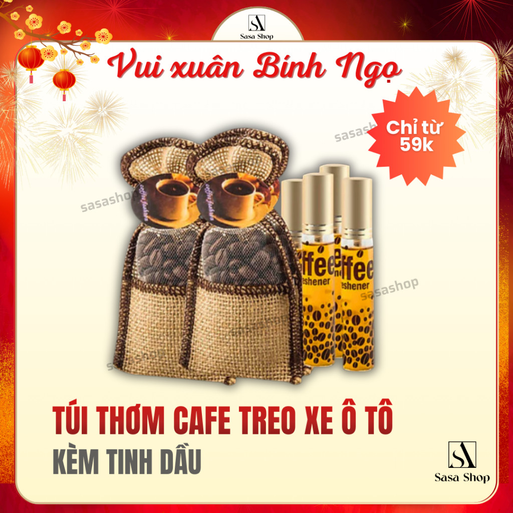Túi Thơm Cafe Treo Xe Ô Tô Review: Hiệu Quả Khử Mùi, Giá 65K Có Tốt Không?