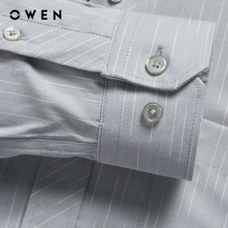 Owen - Áo sơ mi dài tay Regular Fit AR255023DT màu Xanh bạc hà chất liệu Bamboo spandex