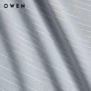 Owen - Áo sơ mi dài tay Regular Fit AR255023DT màu Xanh bạc hà chất liệu Bamboo spandex