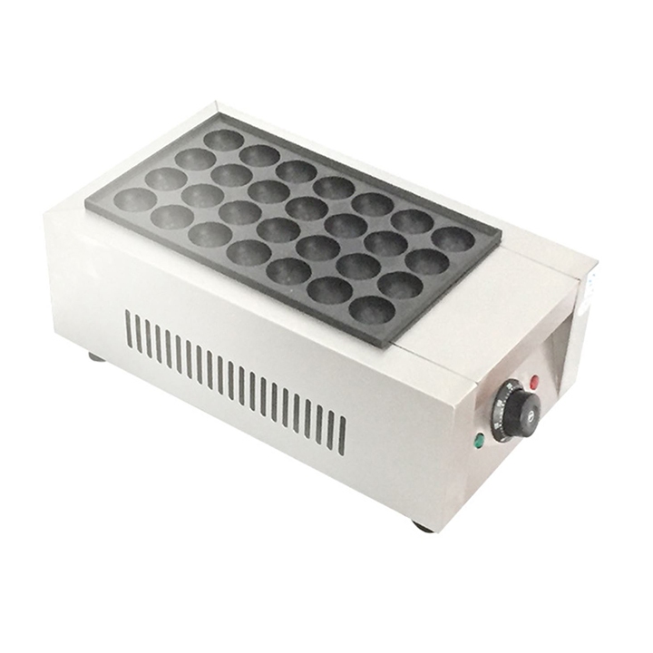 Máy làm bánh bạch tuộc 2000W điều chỉnh 50 - 300 độ, làm nóng nhanh