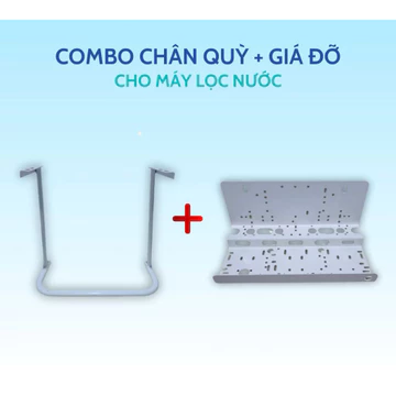 Khung máy lọc nước RO gia đình kèm chân giá dỡ - giá treo máy lọc nước 10inch - Giá sắt máy lọc nước RO