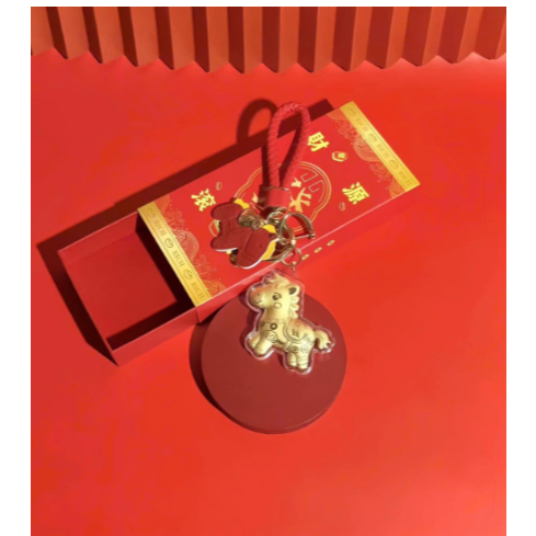 CHARM NGỰA MẠ VÀNG FULLBOX KÈM GIẤY KIỂM ĐỊNH
