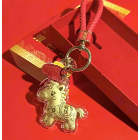 CHARM NGỰA MẠ VÀNG FULLBOX KÈM GIẤY KIỂM ĐỊNH