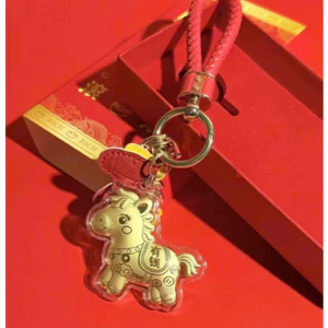 CHARM NGỰA MẠ VÀNG FULLBOX KÈM GIẤY KIỂM ĐỊNH