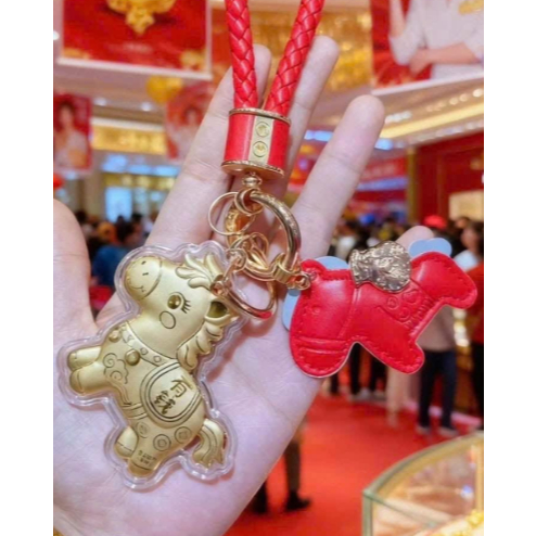 CHARM NGỰA MẠ VÀNG FULLBOX KÈM GIẤY KIỂM ĐỊNH