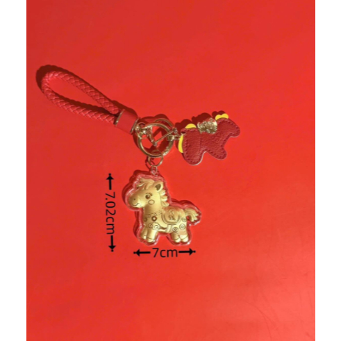 CHARM NGỰA MẠ VÀNG FULLBOX KÈM GIẤY KIỂM ĐỊNH