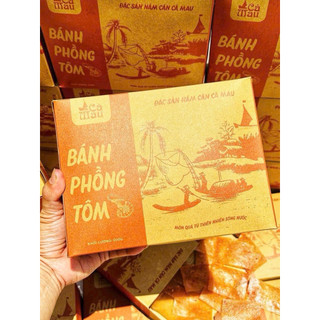 Bánh Phồng Tôm Hộp 500g – Bánh Phồng Chiên Giòn Xốp, Thơm Vị Tôm, Đặc Sản Ăn Vặt Gia Đình