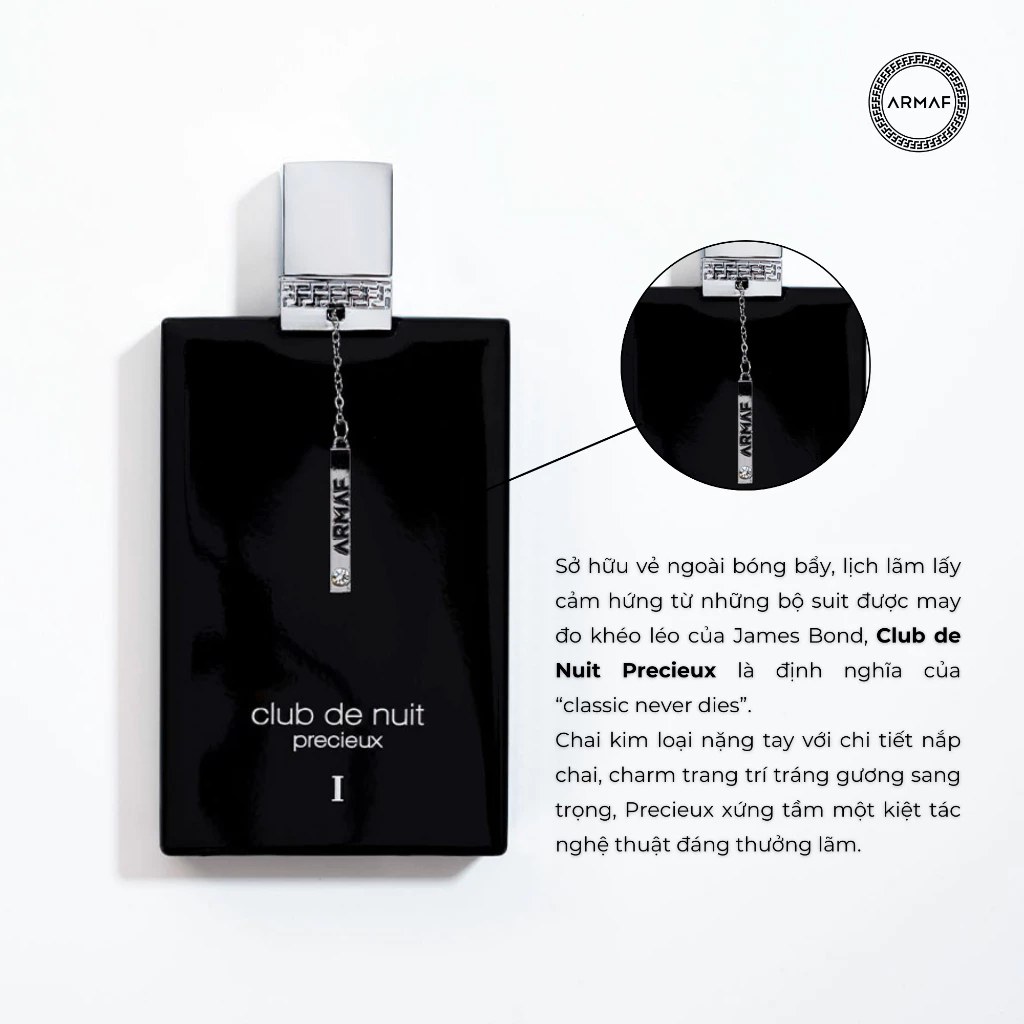 Nước Hoa Armaf CLUB DE NUIT PRECIEUX 1 EXTRAIT DE PARFUM 55ML