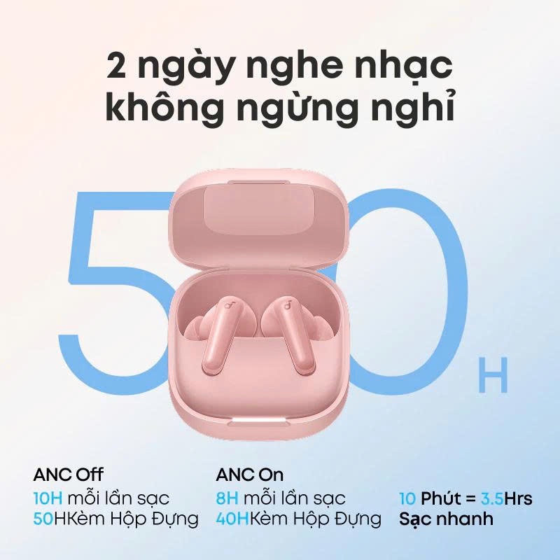 [Mới ra mắt] Tai nghe bluetooth ANC Soundcore R60i NC | Hires Audio | Chống ồn đến 52dB | Pin 50h | Phiên dịch - D1202 | BigBuy360 - bigbuy360.vn