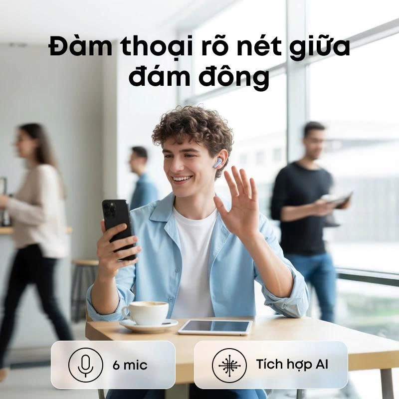 [Mới ra mắt] Tai nghe bluetooth ANC Soundcore R60i NC | Hires Audio | Chống ồn đến 52dB | Pin 50h | Phiên dịch - D1202 | BigBuy360 - bigbuy360.vn