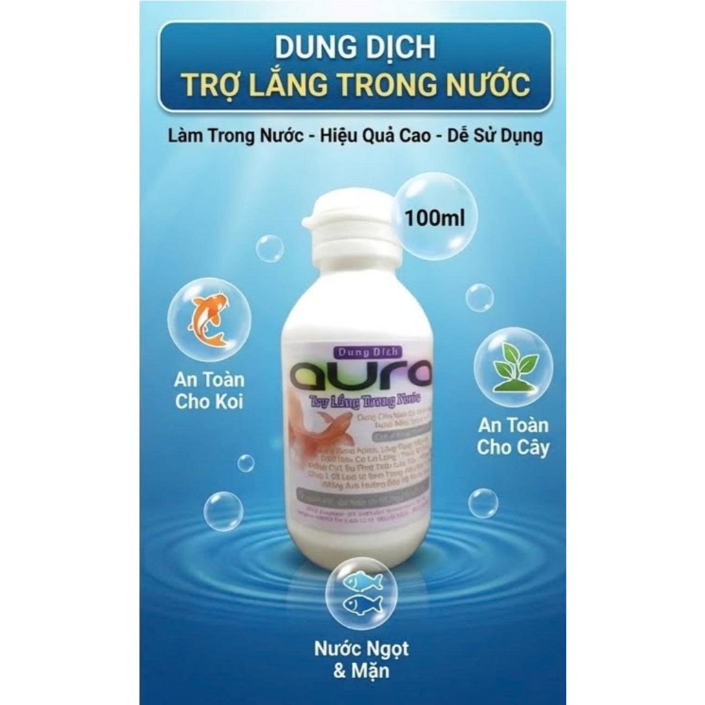 Hổ Trợ Trong Nước Hồ Thủy Sinh - AURA