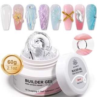 BUILDER gel 5d Born pretty hũ 60g - chuyên làm dual phom , nặn hoa thú nổi không dính tay