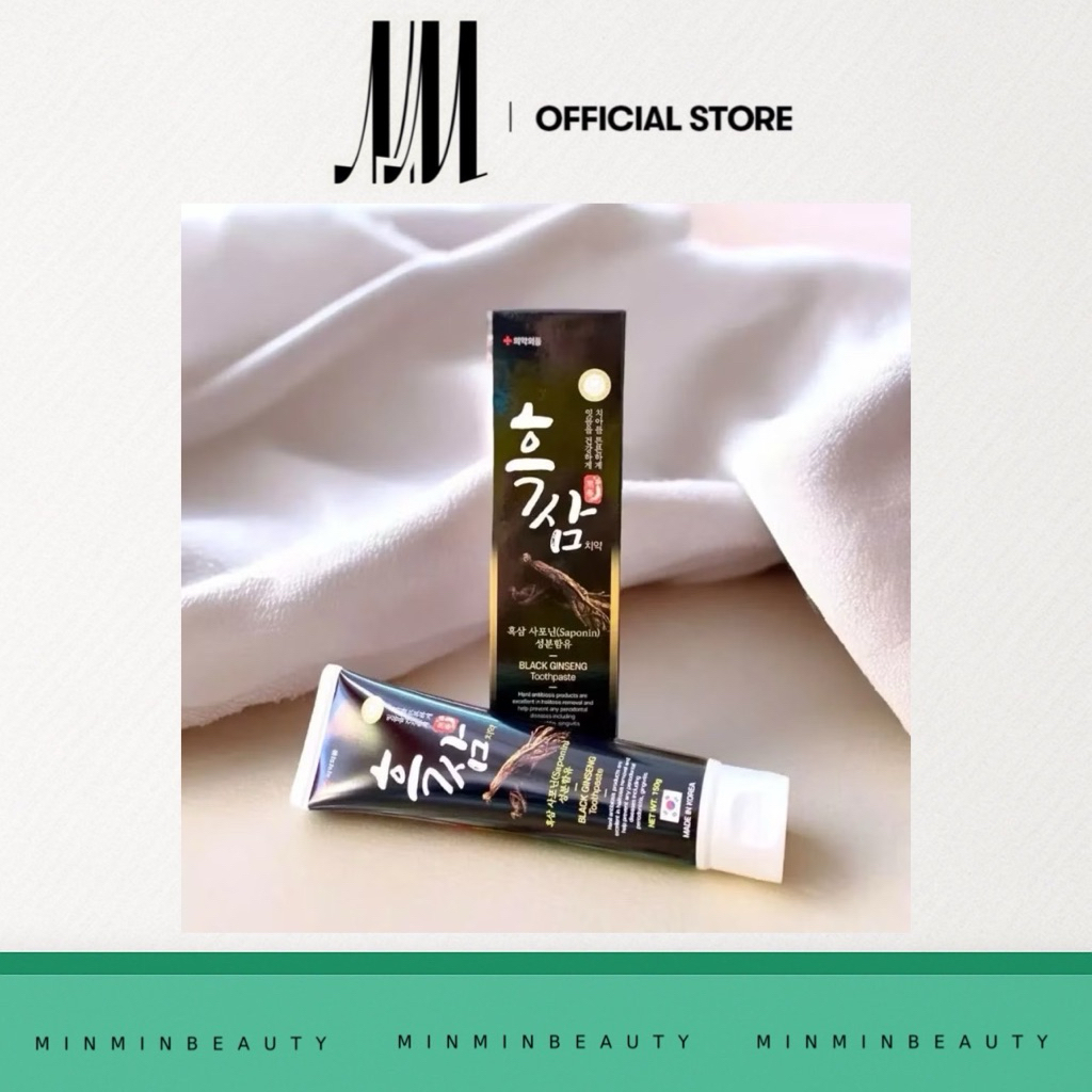 [CHÍNH HÃNG] Kem Đánh Răng Hàn Quốc Hắc Sâm Black Ginseng Toothpaste ...