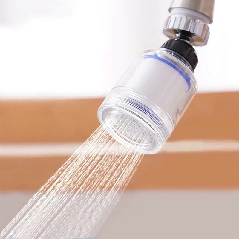 Vòi Lọc Nước Đa Năng – Đầu Lọc Tăng Áp Xoay 360 Độ, Bộ Lọc Nối Vòi Bồn Rửa Bát - LỌC NƯỚC TẠI VÒI