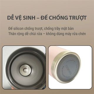 Ly Giữ Nhiệt RUBY In Hoa 3D RB-HS500 – Inox 316 Cao Cấp, Dung Tích 500ml, Giữ Nhiệt 6–8h