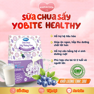 Sữa Chua Sấy Khô YoBite Healthy 30Gr Vị Việt Quất - Bổ Sung Lợi Khuẩn Probiotics - Hỗ Trợ Tiêu Hóa