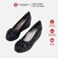 Giày da phối nơ 5,5cm Kosu K-24M22, giày đế xuồng nữ mang nhẹ, chông trơn trượt chính hãng Nhật Bản