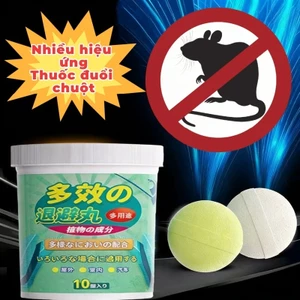 Viên Đuổi Chuột Siêu Mạnh Hiệu quả 2 năm An toàn không độc Dùng được cho cả nhà bếp và kho chứa đồ- Viên Đuổi Chuột Thảo