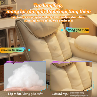 Ghế Sofa Đa Năng Điều Chỉnh Độ Cao Xoay 360° Kết Hợp Hoàn Hảo Cho Game Thủ Dân Văn Phòng Và Gia Đình