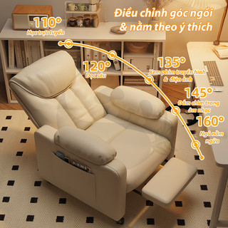 Ghế Sofa Đa Năng Điều Chỉnh Độ Cao Xoay 360° Kết Hợp Hoàn Hảo Cho Game Thủ Dân Văn Phòng Và Gia Đình