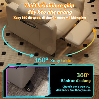 Ghế Sofa Đa Năng Điều Chỉnh Độ Cao Xoay 360° Kết Hợp Hoàn Hảo Cho Game Thủ Dân Văn Phòng Và Gia Đình