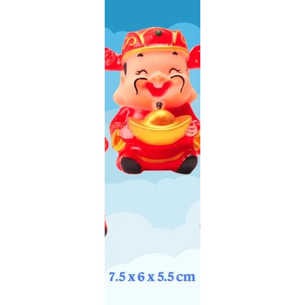 MÈO THẦN TÀI VẪY TAY & ÔNG THẦN TÀI & HỦ VÀNG NHỰA MINI CHIIÊU TÀI LỘC, TRANG TRÍ PHONG THỦY.