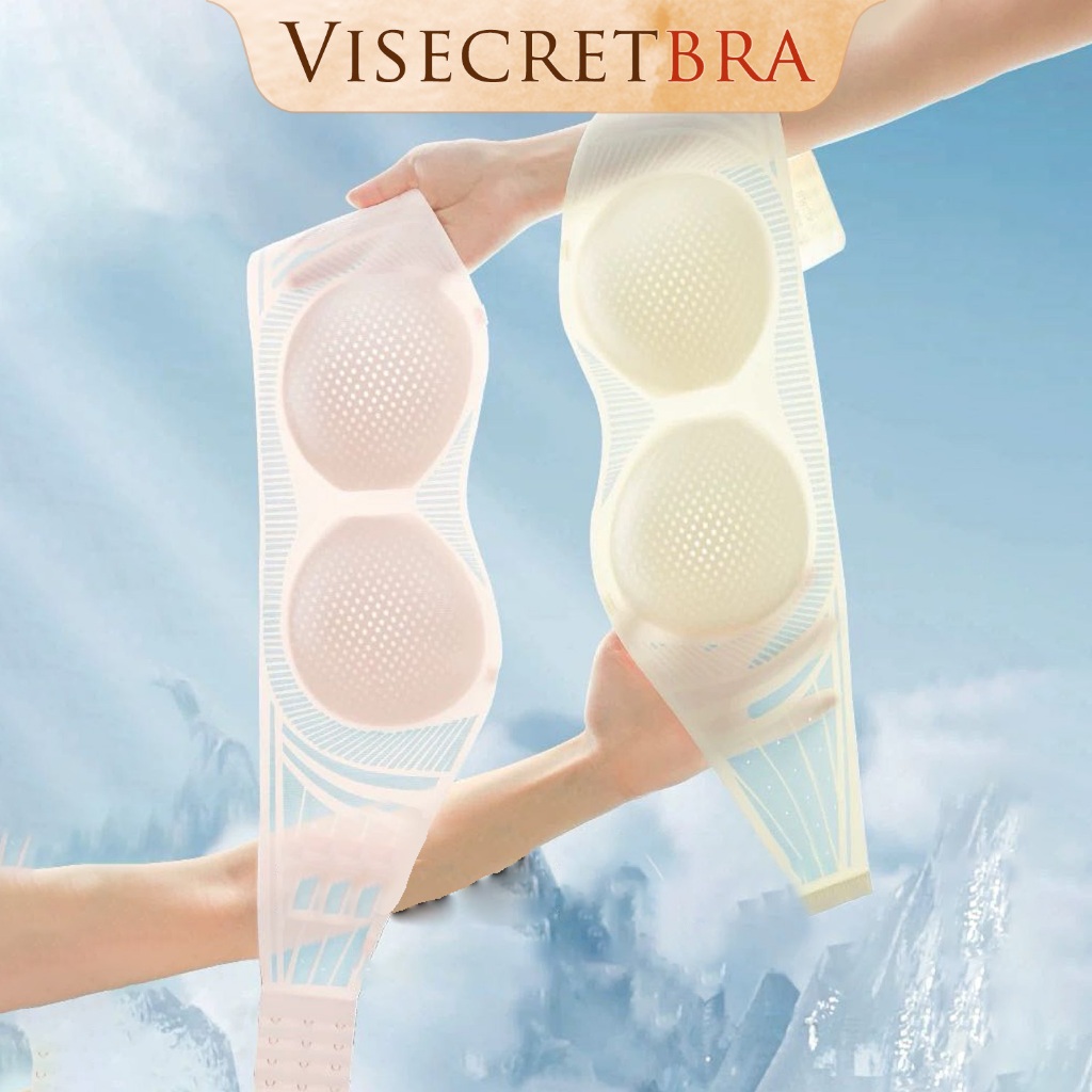 KOL - Áo Lót Nữ Áo Bra Nữ Visecret Bra Áo Không Dây Nâng Vòng 1 Không Gọng Có Mút Đệm Gom Quả Chống Xệ -- 250455