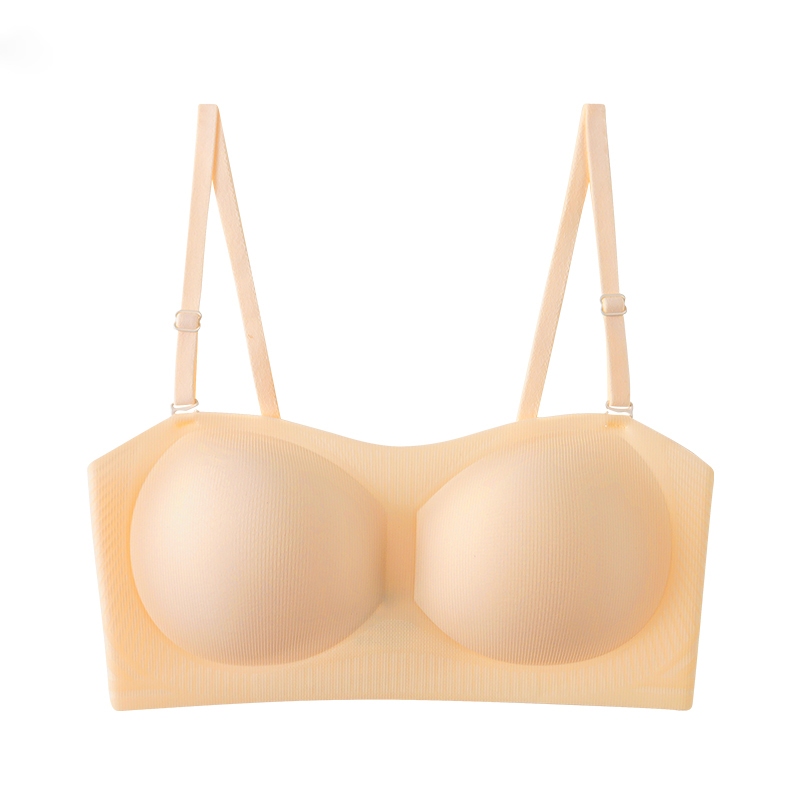 KOL - Áo Lót Nữ Áo Bra Nữ Visecret Bra Áo Không Dây Nâng Vòng 1 Không Gọng Có Mút Đệm Gom Quả Chống Xệ -- 250455