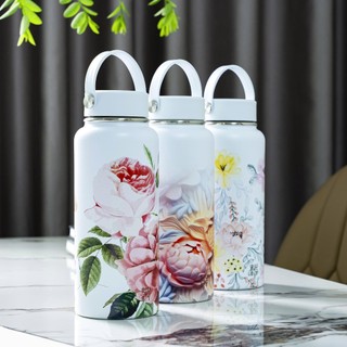 Bình giữ nhiệt Hương Sắc Ruby 1000ml - RB1000H3D, Inox 304  Giữ nhiệt 12–24h , Quai xách tiện lợi