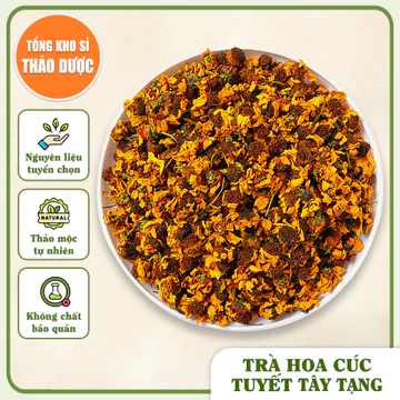 Hoa cúc tuyết Côn Lôn 1kg, trà hoa cúc tuyết núi Tây Tạng, cúc tuyết himalaya, thơm ngon, đậm vị trà