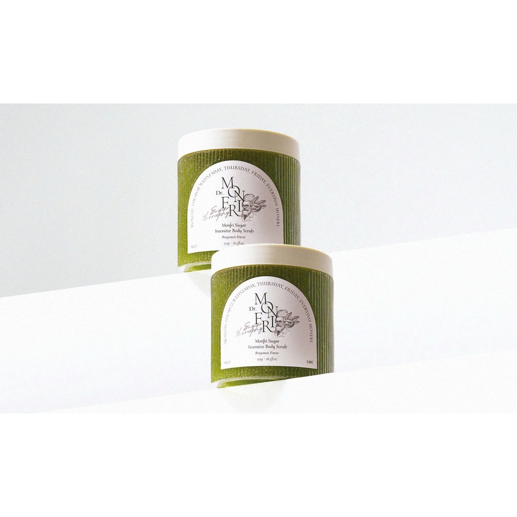 E21_Tẩy tế bào chết body MonFri Sugar Intensive Body Scrub hương Bergamot Fores 519g