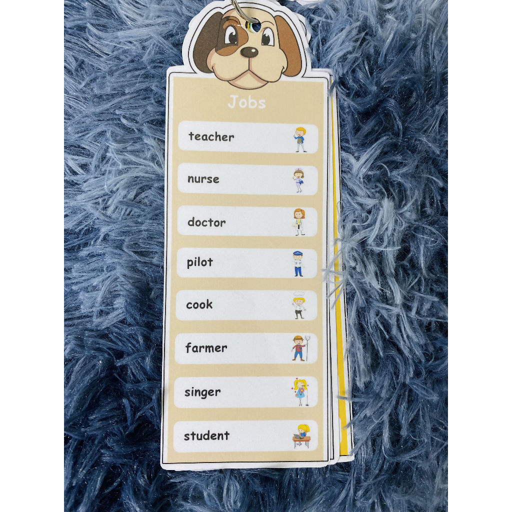 Bộ Học Liệu Montessori Từ Vựng Tiếng Anh - Đa Dạng Chủ Đề - Phát Triển Tư Duy Cho Bé 1-6 Tuổi