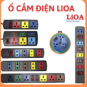 Ổ cắm điện Lioa đa năng,ổ điện Lioa có công tắc, ổ cắm điện đa năng,ổ điện Lioa dây dài,ổ cắm Lioa,ổ cắm kéo dài đa năng