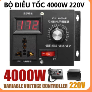 Bộ điều khiển tốc độ động cơ 220V 4000W, dimmer 220v,bộ điều chỉnh điện áp dimmer, bộ điều khiển tốc bộ động cơ quạt Cao